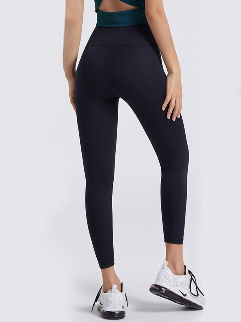 Wide Waistband Sports Leggings Trendsi