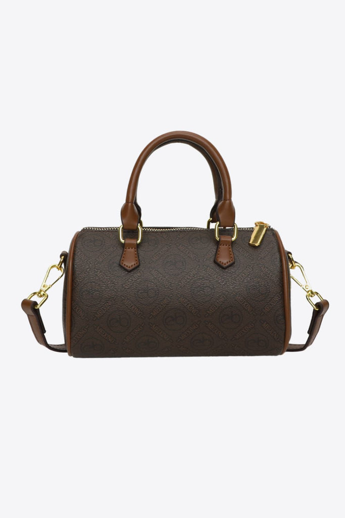 PU Leather Cylinder Handbag Trendsi