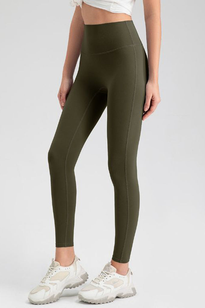 High Waist Skinny Active Pants Trendsi