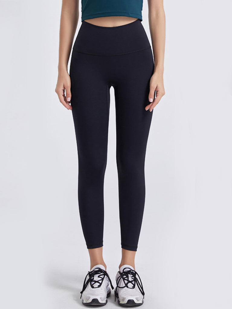 Wide Waistband Sports Leggings Trendsi