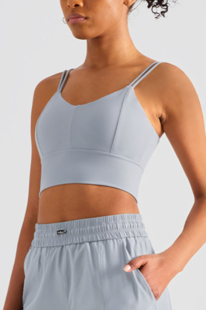 Double-Strap Sports Bra Trendsi