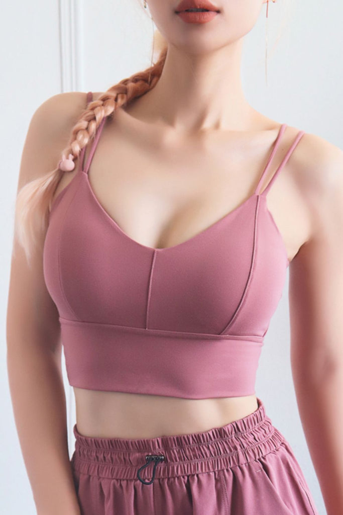 Double-Strap Sports Bra Trendsi