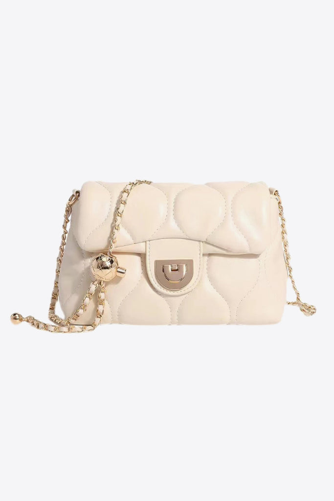 PU Leather Adjustable Chain Crossbody Bag Trendsi