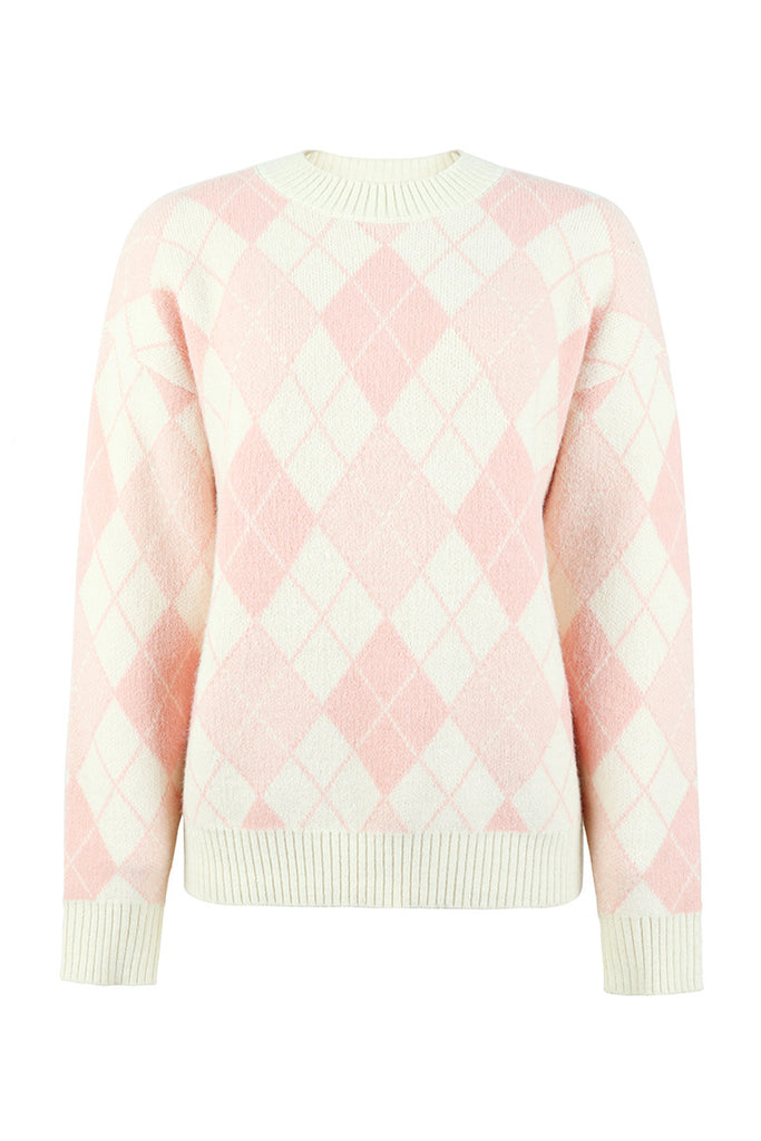 Round Neck Long Sleeve Sweater Trendsi