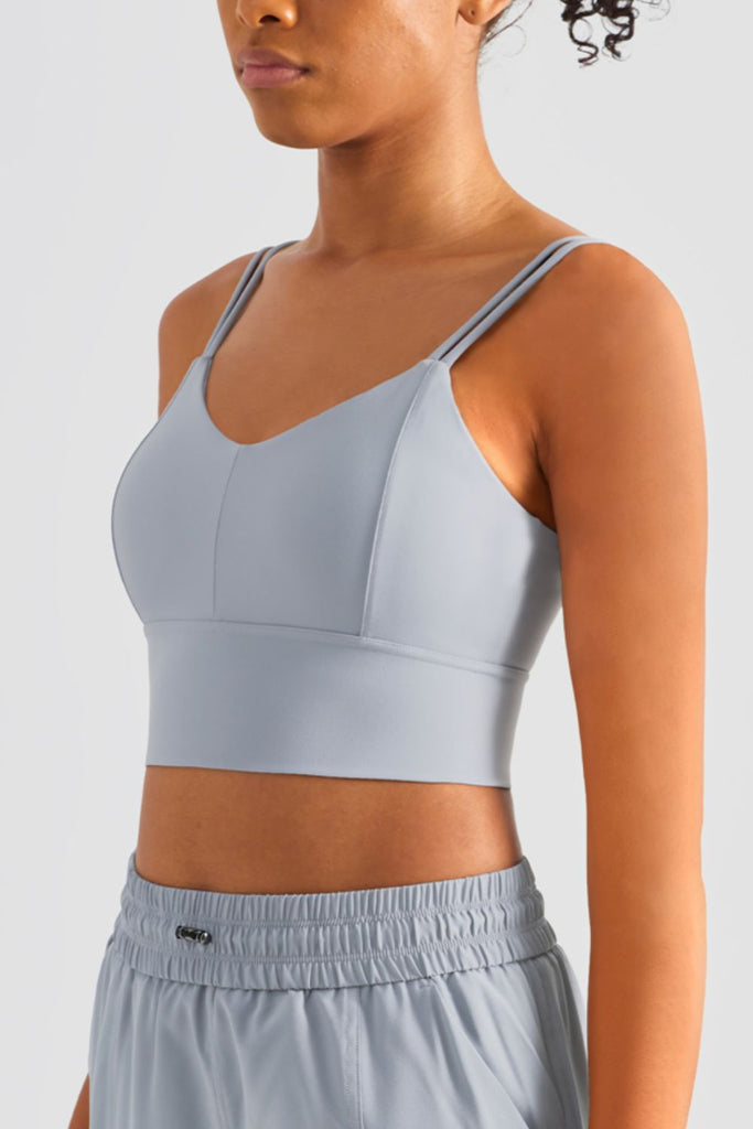 Double-Strap Sports Bra Trendsi