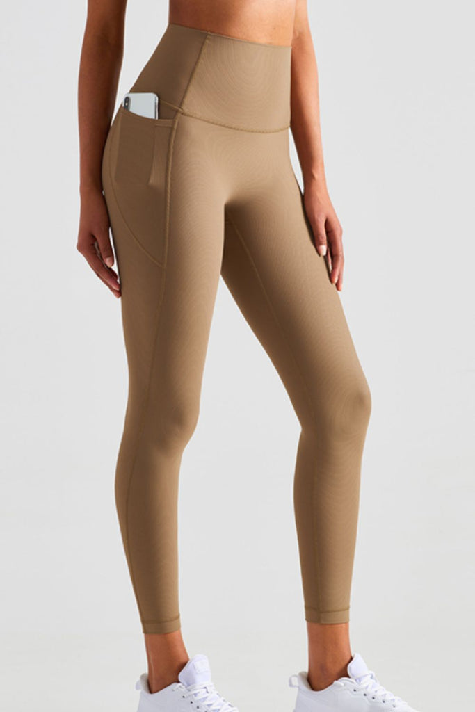 Soft and Breathable High-Waisted Yoga Leggings Trendsi