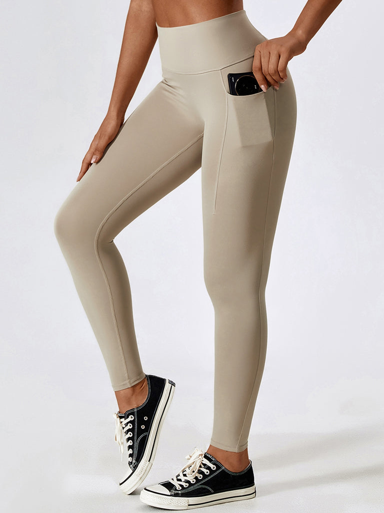 Wide Waistband Sports Pants Trendsi