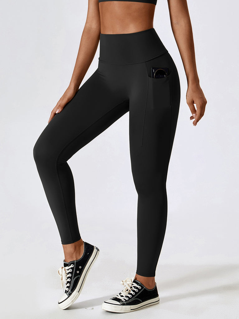 Wide Waistband Sports Pants Trendsi