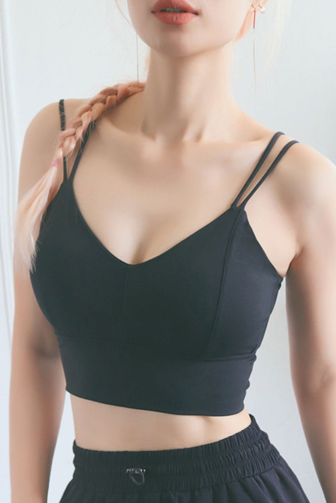 Double-Strap Sports Bra Trendsi