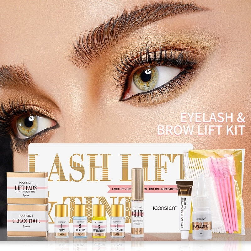 Perm Set Make Lashes Charming Lash Lift and Eyelash Eyebrow Dye Tint Kit the ModernMonroe