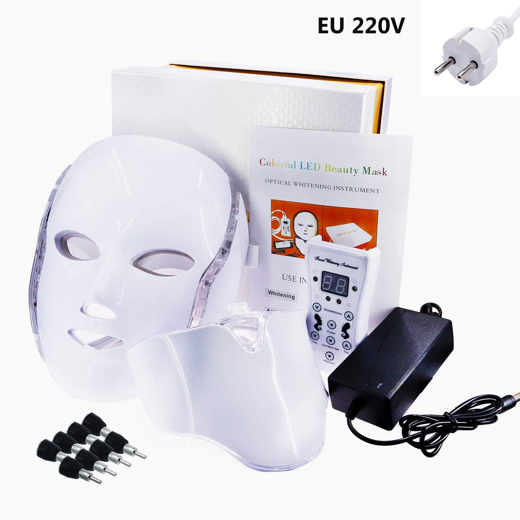 7 Colors Light LED Facial Mask Anti Acne Therapy Face Whitening the ModernMonroe