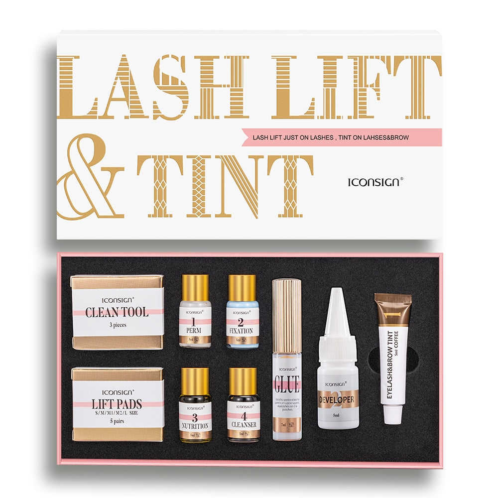 Perm Set Make Lashes Charming Lash Lift and Eyelash Eyebrow Dye Tint Kit the ModernMonroe