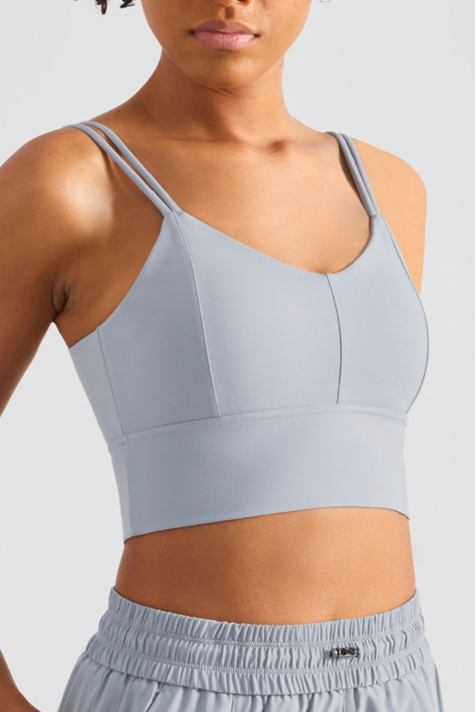 Double-Strap Sports Bra Trendsi