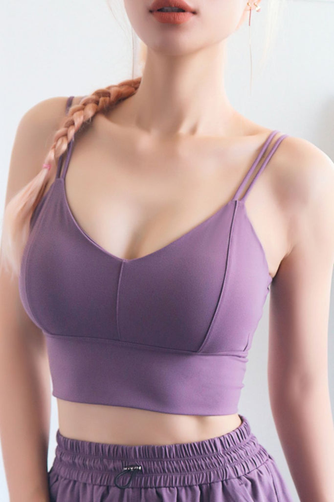 Double-Strap Sports Bra Trendsi